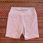 Spiritual Gangster LIGHT PINK STRETCH BIKE SHORTS Photo 0