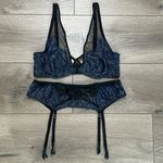 Victoria's Secret Victoria’s Secret Very Sexy Plunge Bra‎ And Garter Set Size 34D Photo 2