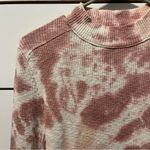 Free People Swirl Tie Dye Mock Neck Thermal Long Sleeve Photo 3