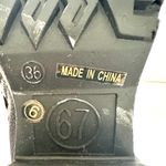 Outsider Open Road Moto Boots Size 6 Black with Side Zippers Photo 6