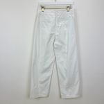 J.Crew Tall Pleated Button Front Pant Chino White High Rise Straight US 8 NWT Photo 7