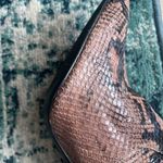 Stuart Weitzman Fierce! Melena Snakeskin-Embossed Leather Ankle Boots Size 9.5 Photo 6