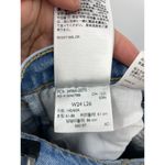 Levi's Levi’s Jeans Womens 24 Wedgie Straight Leg Blue Stretch High Rise Raw Hem Photo 8