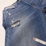 Vervet 100% Cotton Mom Jean Fit Distressed Relaxed Blue Denim Hi-Rise Photo 4