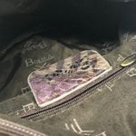 Bolma Animal Print Suede Shoulder Bag Chain Strap Photo 4