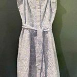 Banana Republic  Sheath Dress Sundress Linen Sleeveless Ruffle Wrap Lined Photo 0