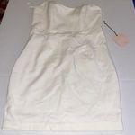 superdown White Strapless Mini Dress – Size M, NWT Photo 0