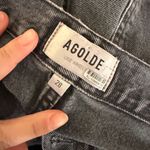 AGOLDE 90's Pinch Waist High Rise Jeans In Black Tea Sz 28 Photo 6