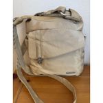 Travelon Anti-Theft Crossbody Bag Beige with Locking Zippers & RFID Protection Photo 1