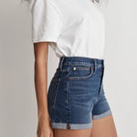 Madewell  Dark Wash High Rise Denim‎ Shorts Photo 0