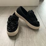 ZARA  Black Floral Slip-on Sneakers Photo 5