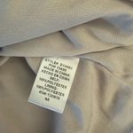 Entro  Taupe Beige High Low Silk Like Flowy Striped Dress Medium Photo 4