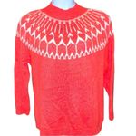 Talbots  pretty orange sweet with white design! Nice fall staple! Photo 2