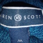 Karen Scott  M Turtle Neck Pullover Sweater in Deep Turquoise Photo 3