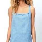 ZARA NWT Denim Blue Women's jean mini dress Photo 0