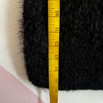 Forever 21 Black Fuzzy‎ Tank Top, Goth Whimsigoth Grunge Indie Sleaze Small Photo 4