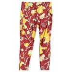 Reebok  Plus Size Workout Athletic Leggings Size 3 X 22‎ 24W Floral Print Crop Photo 1