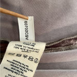 L'Agence Riley Velvet Tie Wrap Dress Mink, Size Medium Photo 9