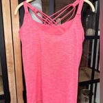 Lululemon  Sunset Salutation Tank top Heathered Pink Lemonade builtin sports bra Photo 2