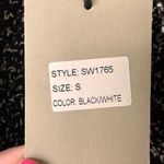 Rain + Rose NWT Fringe Duster Black Photo 0