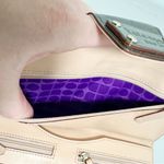 Kate Spade Green Embossed Crocodile Mini Envelope Clutch Photo 6