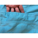 Chico's Coastal Chic Aqua Blue Button Front Jacket Stretch Blend Chico’s Size 0 Photo 5