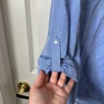 Talbots Linen Camp Shirt Size L Photo 5