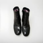Taryn Rose Camille Women's Ankle Boots Size 39.5 US 9.5 Black Leather Block Heel Photo 10