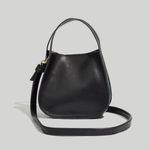 Madewell Sydney Black Leather Crossbody Bag Convertible Photo 0