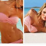 Victoria's Secret VICTORIA’S SECRET Grey The Knockout Bandeau BIKINI TOP Photo 1