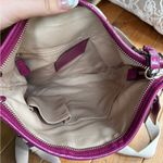 Coach  F21905 Signature Pink Stripe Crossbody Bag Photo 6