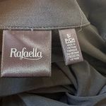 Rafaella NWT  Sportswear‎ Black Short Sleeve Scrunched V-Neck Top Size Small Photo 3