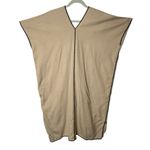Kukul Boutik Merida Mexico Tan Kaftan Black Embroidery Artisan Artsy Aztec O/S Size undefined Photo 7