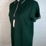 Antigua  dark green golf polo shirt womens short sleeve size M Photo 2