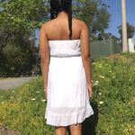 Macy's White Strapless Dress Photo 3