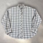 Xirena Jensen‎ Shirt Lilac Quartz Size S Western Pastel Flannel Snap Buttons Purple Photo 2