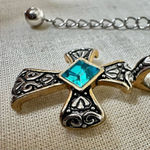 Cookie Lee  Gem Cross Necklace Photo 4