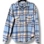 FORD official licensed product oversized large button up plaid flannel blue Photo 9