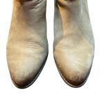 Vionic  Booties Womens Size 11‎ Taupe Suede Leather Block Heel Cut Out Buckle Zip Photo 1