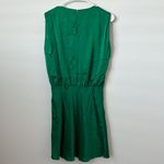 Amanda Uprichard  Green 100% Silk Mini Dress Size: M Photo 6