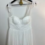 Petal and Pup Floret Midi Dress in White Size Large Photo 5