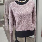 LA Hearts  Purple/ Pink Sweater Photo 1