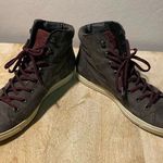 Paul Green  high top. Charcoal / purple. Lace up with zipper.  US 6.5. UK 4. Photo 1