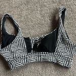 Aerie Black Polka Dot Bikini Top Photo 1