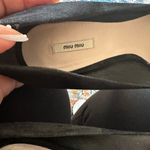 Miu Miu Elegant Black Peep-Toe Suede Stiletto Platform Heels 38.5 Photo 7