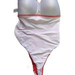 Lucky Brand Doheny Beach One Piece Swimsuit in Coral Orange Photo 4