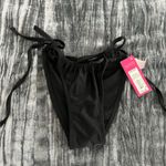 Xhilaration Black Bikini Bottom with Side Ties size xs by   Photo 0