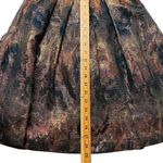 Eva Franco Strapless Tube Bow Bronze Gold Metallic Casual Prom Party Sexy Dress Size 2 Photo 11