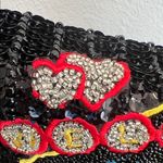 From India To You | Sequin & Beaded “To Fabulous Las Vegas” Shoulder Bag ✨🖤 Black Photo 4