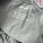 Aerie  Green Cotton Scoop Neck Sleeveless Racerback Cropped Jumpsuit Size Large Photo 2